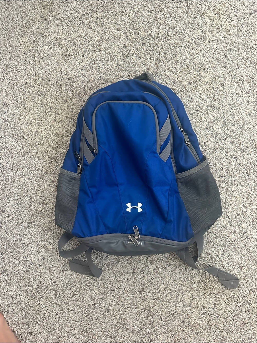 Under Armour Blue and Gray Athletic Backpack